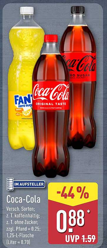 Coca-Cola und Fanta - Erfrischung pur im Aldi Nord-Prospekt