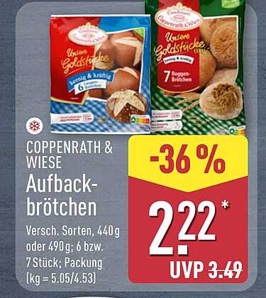 COPPENRATH & WIESE Aufbackbrötchen