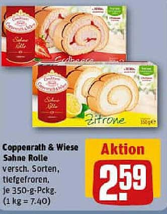 Coppenrath & Wiese Sahne Rolle - verschiedene Sorten, tiefgefroren