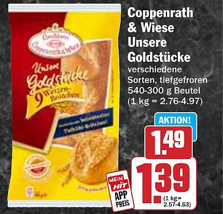 Coppenrath & Wiese Unsere Goldstücke verschiedene Sorten, tiefgefroren 540-300 g Beutel