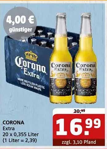 CORONA Extra 20 x 0,355 Liter