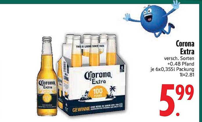 Corona Extra 6er-Pack - Erfrischender Genuss für den Sommer
