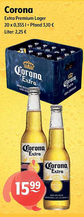 Corona Extra Premium Lager 20 x 0,355 l