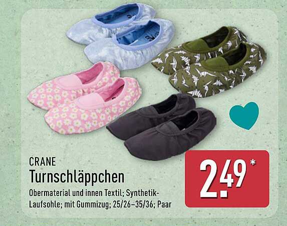 CRANE Turnschlappen