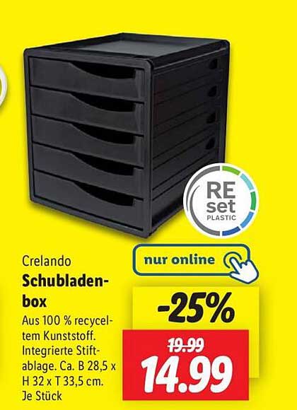 Crelando Schubladenbox