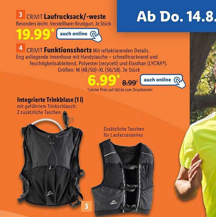 CRIVIT Funktionsshorts