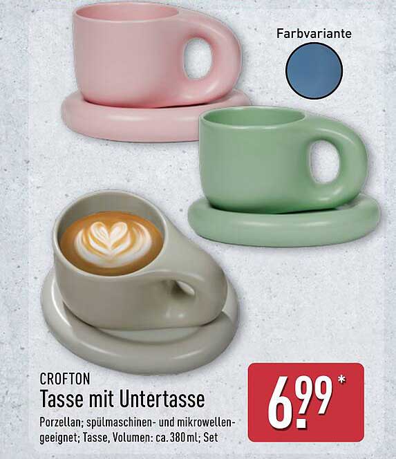 Crofton Tasse mit Untertasse
