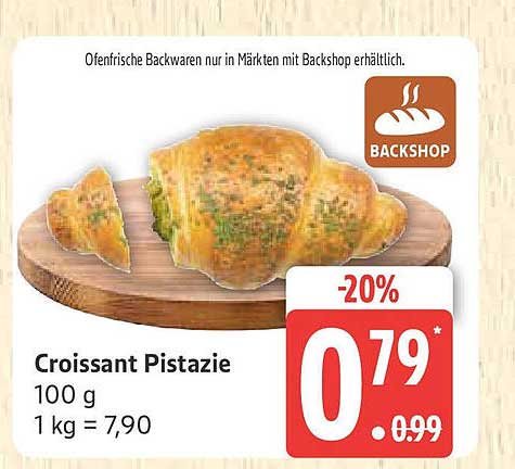 Croissant Pistazie