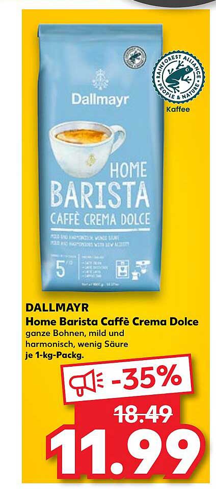 Dallmayr Home Barista Caffè Crema Dolce - 1 kg