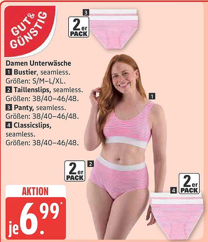 Damen Unterwäsche 2er Pack - bequem und stylish