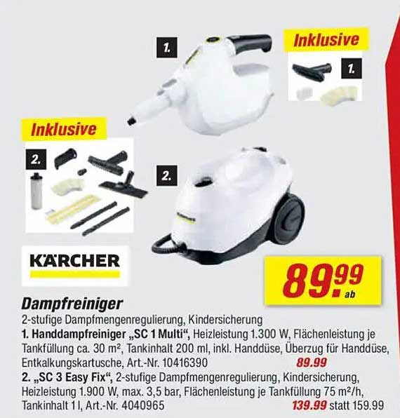 Dampfreiniger "SC 1 Multi" von Kärcher
