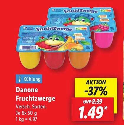 Danone Fruchtzwerge - Verschiedene Sorten