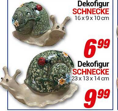 Dekofigur SCHNECKE