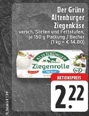 Der Grüne Altenburger Ziegenkäse