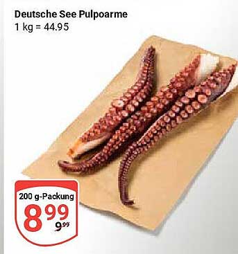 Deutsche See Pulpoarme 200 g-Packung