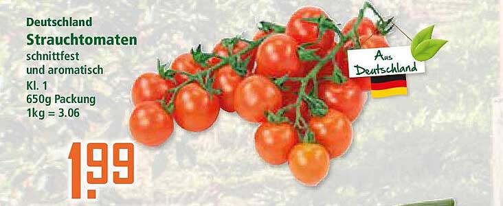 Deutschland Strauchtomaten - schnittfest und aromatisch