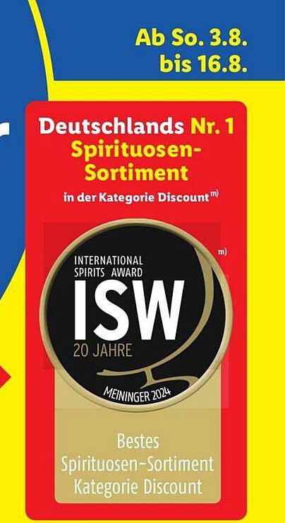 Deutschlands Nr. 1 Spirituosen-Sortiment