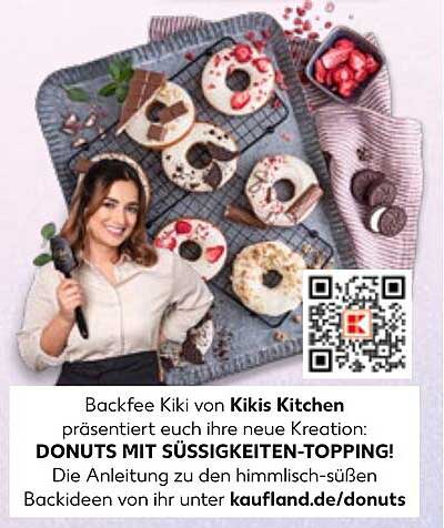 Donuts mit Süßigkeiten-Topping