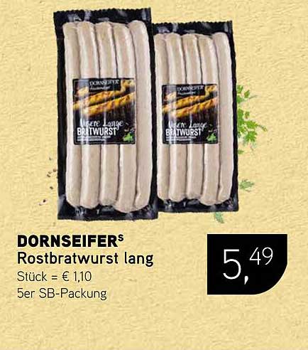 DORNSEIFERS Rostbratwurst lang