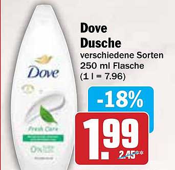 Dove Dusche verschiedene Sorten 250 ml Flasche