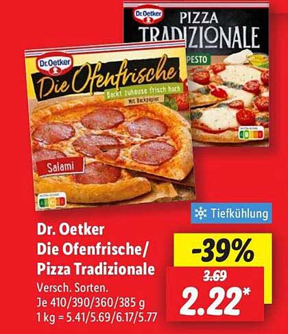 Dr. Oetker Die Ofenfrische/Pizza Tradizionale