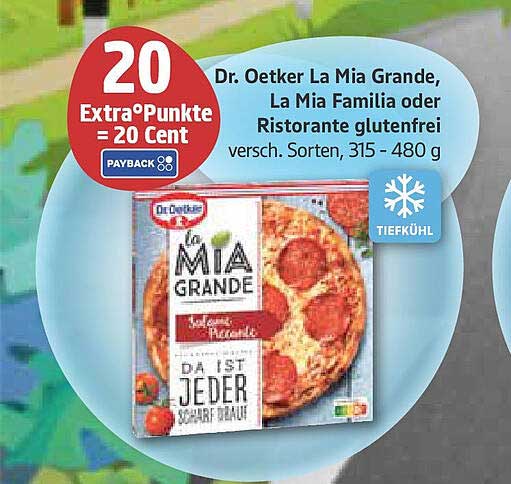 Dr. Oetker La Mia Grande, La Mia Familia oder Ristorante glutenfrei