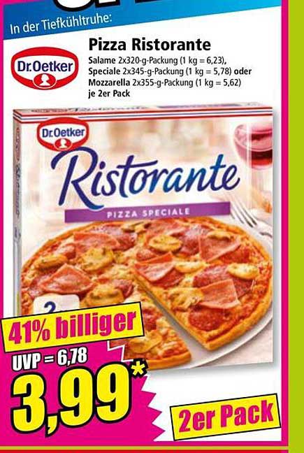 Dr. Oetker Ristorante Pizza Speciale 2er Pack