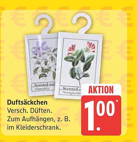 Duftsäckchen - Verschiedene Düfte zum Aufhängen