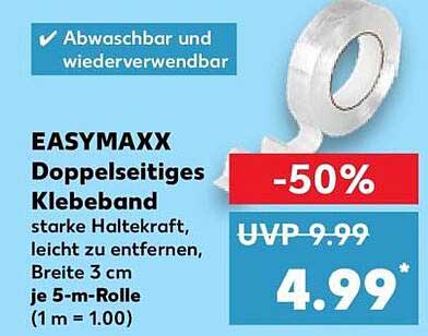 EASYMAXX Doppelseitiges Klebeband