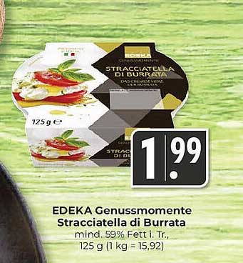 EDEKA Genusssmomente Stracciatella di Burrata