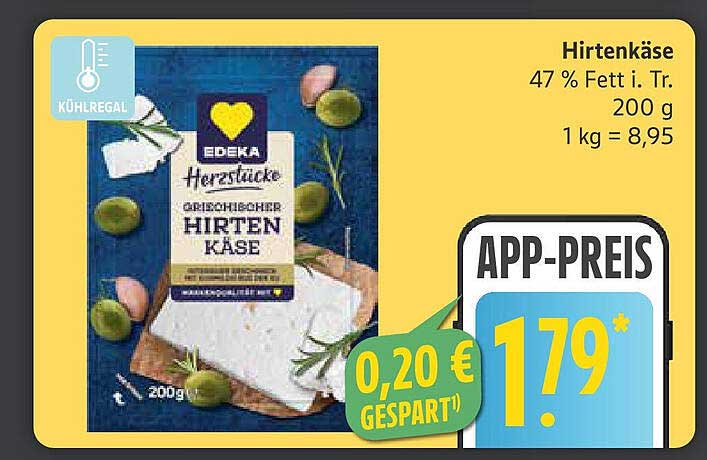 EDEKA Herztücke Griechnischer Hirtenkäse 200 g