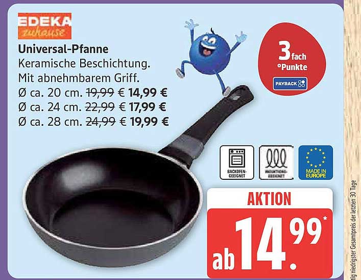 EDEKA Universal-Pfanne mit keramischer Beschichtung