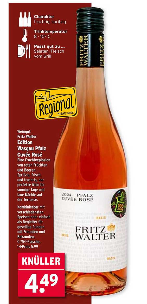 Edition Wasgau Pfalz Cuvée Rosé