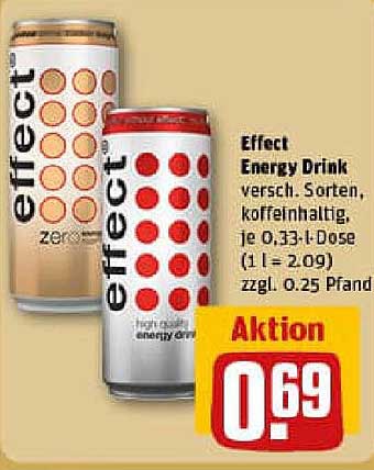 Effect Energy Drink - Verschiedene Sorten, 0,33 l Dose