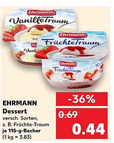 EHRMANN Dessert - Frucht- und VanilleTraum