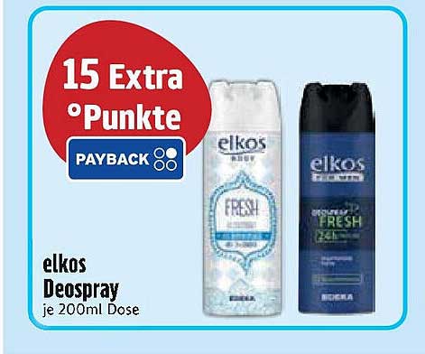 elkos Deospray je 200ml Dose