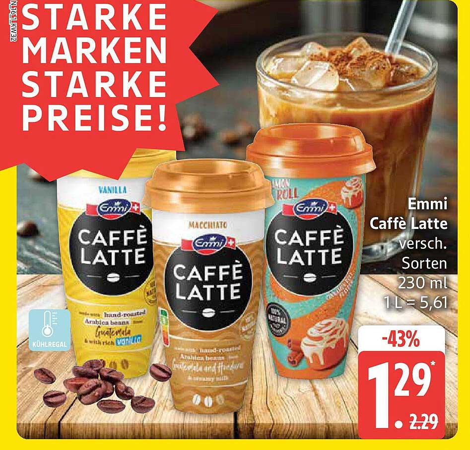 Emmi Caffè Latte 230 ml - verschiedene Sorten