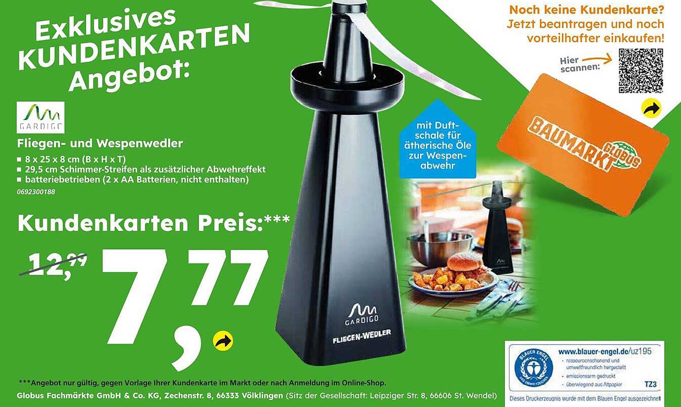 Exklusives KUNDENKARTEN Angebot: Fliegen- und Wespenwedler