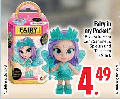 Fairy in my Pocket* - 18 verschiedene Feen zum Sammeln, Spielen und Tauschen je Stück