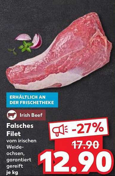 Falsches Filet vom irischen Weideochsen - Garantiert gereift