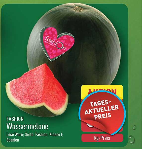 Fashion Wassermelone - frisch und saftig aus Spanien