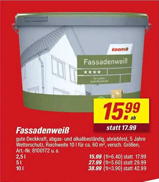 Fassadenweiß