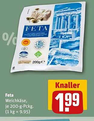 Feta Weichkäse, je 200-g-Pckg.