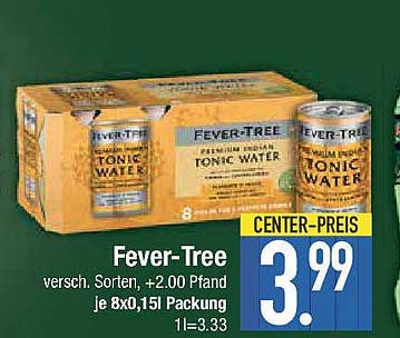 Fever-Tree Premium Indian Tonic Water 8x0,15l