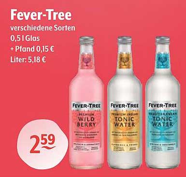 Fever-Tree - Verschiedene Sorten 0,5 L Glas