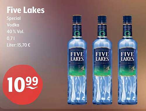 Five Lakes Special Vodka 0,7 L