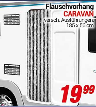 Flauschvorhang CARAVAN - verschiedene Ausführungen, 185 x 56 cm