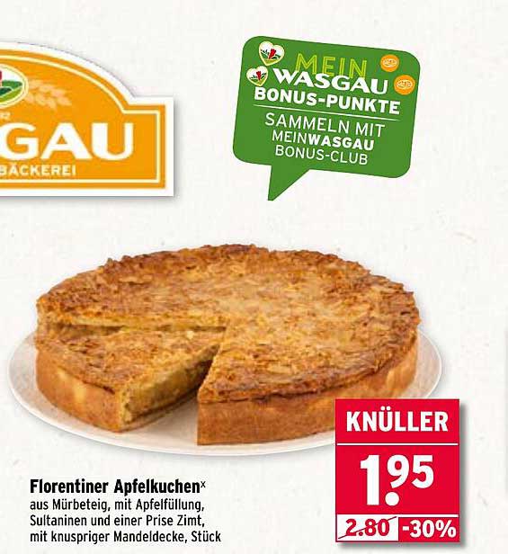 Florentiner Apfelkuchen