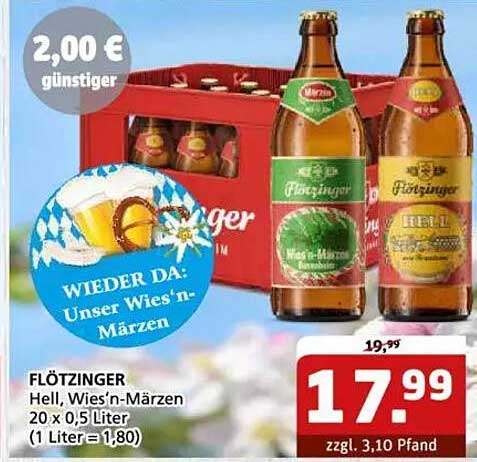Flötzinger Hell, Wies'n-Märzen 20 x 0,5 Liter