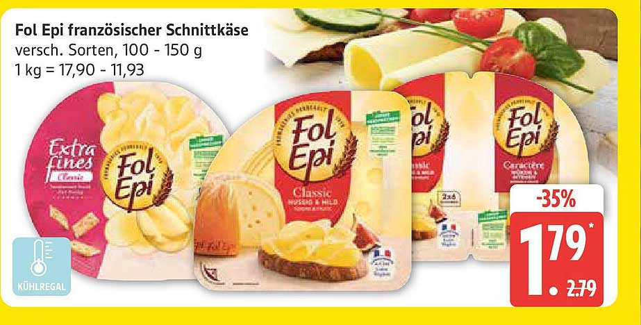 Fol Epi französischer Schnittkäse 100 – 150 g